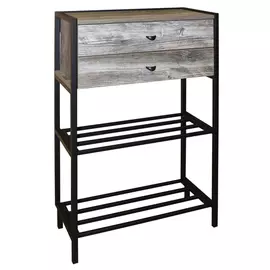 обувница 600х300х1000мм сосна пасадена металл/ЛДСП