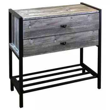 обувница 600х300х650мм сосна пасадена металл/ЛДСП