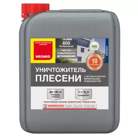очиститель бетона Neomid 600 5 кг концентрат 1:1, арт.4607138451801