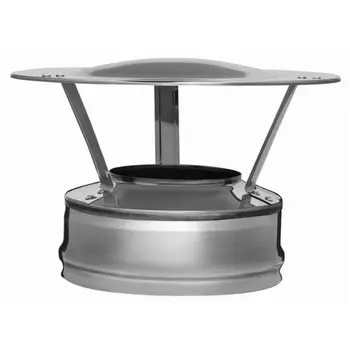 оголовок для дымохода с изоляцией Ф115х200мм AISI 430