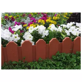 ограждение Дачник 3м коричневый пластик