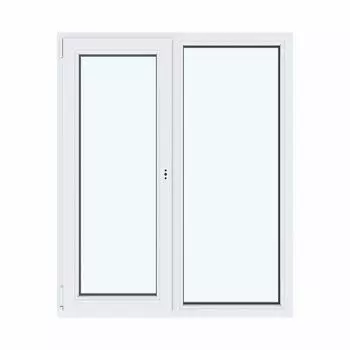 окно ПВХ поворотно-откидное левое 140х116 см