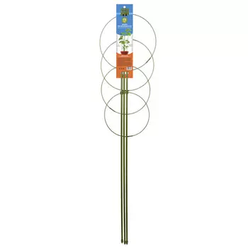 опора для поддержки растений тренога 4 кольца 120см металл