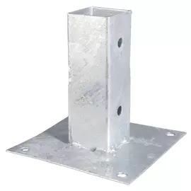 опора столба прикручиваемая 61х61х150х150мм