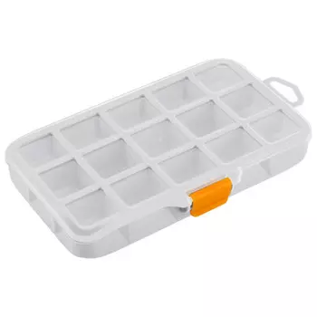 органайзер для мелочей BLOCKER EXPERT 8" 15 отделений 205х130х33мм прозрачный