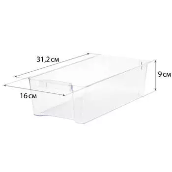 органайзер IDEA 31х16х9см 4,3л для холодильника пластик