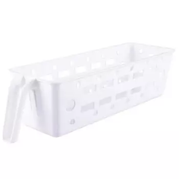 органайзер ПОЛИМЕРБЫТ 1 секция 30,5х9,5х8см пластик белый