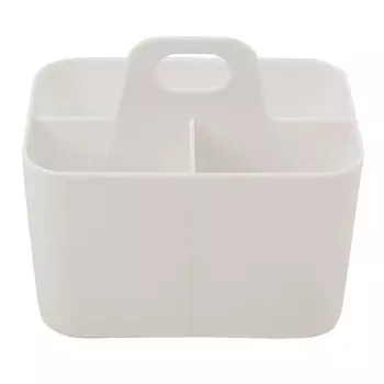 органайзер TODELIA 3 секции 15х10,8х13,5см пластик белый