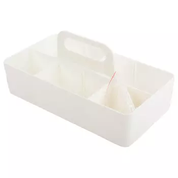 органайзер TODELIA 8 секций 33х17,2х15,5см пластик белый