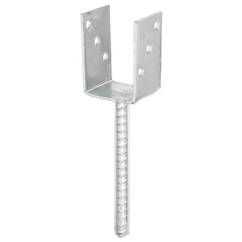 основание столба U-образное 71х60х100х200х4мм