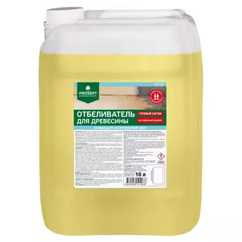отбеливатель для древесины PROSEPT ECO 50 10л, арт.012-10