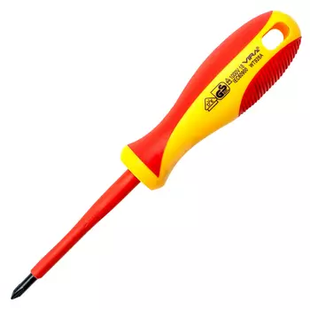 отвертка диэлектрическая RAGE by VIRA 1000В VDE PH1*80 мм