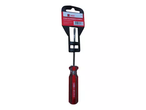 отвертка шлицевая UGO LOKS 3х75мм SL прозрачная ручка