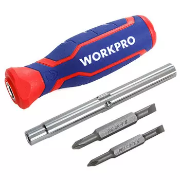 отвертка WORKPRO 6 в 1