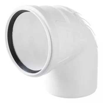 отвод для внутренней канализации ELITE РТП малошумный белый 110мм 87гр