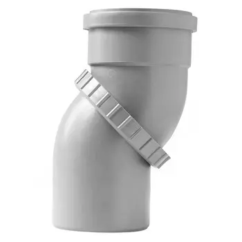 отвод для внутренней канализации поворотный 50мм