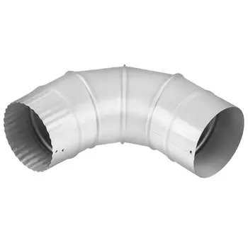 отвод стальной для воздуховода 110 90