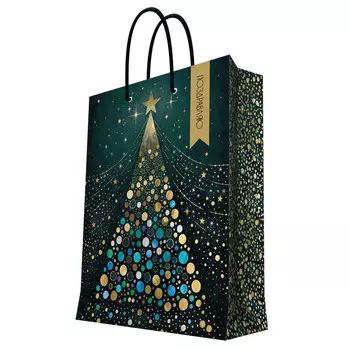 пакет бумажный Сувенирный 12,7х26х32,4см