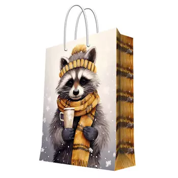 пакет бумажный Сувенирный 12,7х26х32,4см