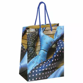 пакет подарочный (C) ЗОЛОТАЯ СКАЗКА Галстуки 22,9х17,8x9,8см