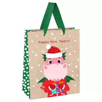 пакет подарочный MESHU Дракон 18х23х10см