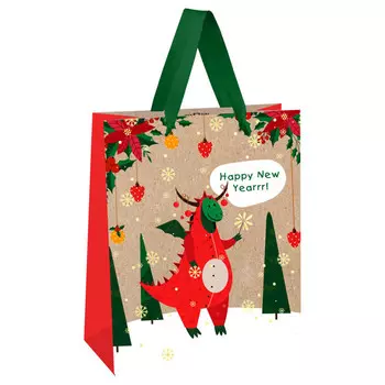 пакет подарочный MESHU Символ года 18х23х10см