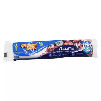 пакеты для заморозки ФРЕКЕН БОК 3л 30шт 24х32см 14мкм полиэтилен