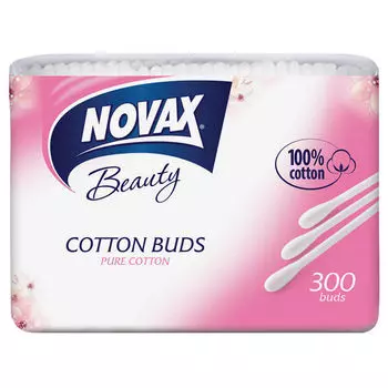 палочки гигиенические NOVAX Beauty 300шт п/э