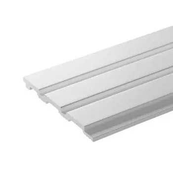 панель 3D rail белая 2700х120х10мм