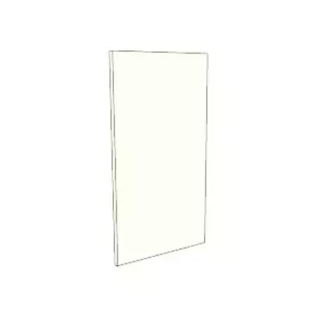 панель боковая дополнительная 16х580х820мм белый ЛДСП