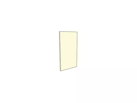 панель боковая дополнительная 16х580х820мм крем ЛДСП