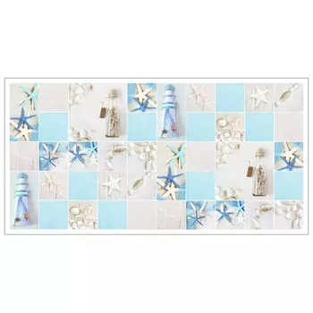 панель декоративная ПВХ кафель Пляж 485х960мм