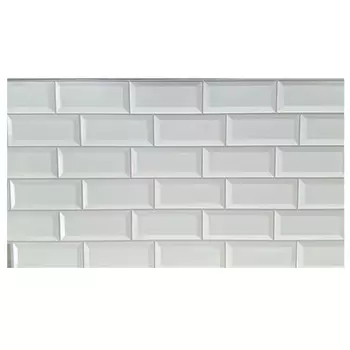 панель декоративная ПВХ плитка Кабанчик жемчужный 485х960мм