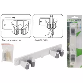 панель для хранения садового инструмента 2 ячейки 1 крюк