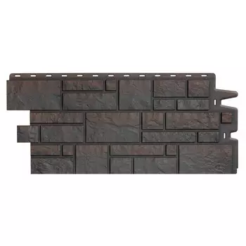 панель фасадная DOCKE Burg 946х445мм темный