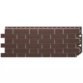 панель фасадная DOCKE Flemish коричневый 1095х420мм