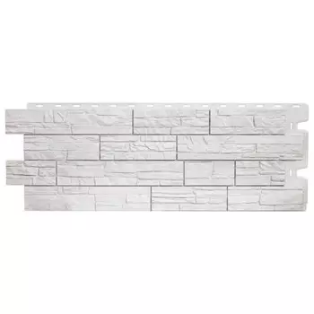 панель фасадная DOCKE Stein 1098х400мм молочная