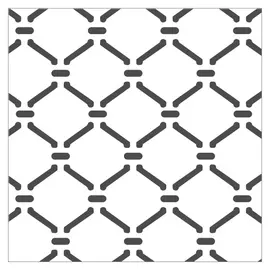 панель ХДФ Ажур 695х1030мм белый перфорированная