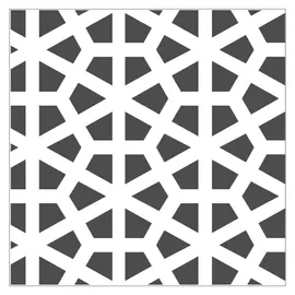 панель ХДФ Кристалл 695х1030мм белый перфорированная