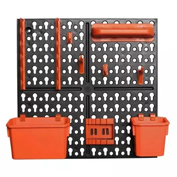 панель настенная BLOCKER перфорированная 326х625мм черная