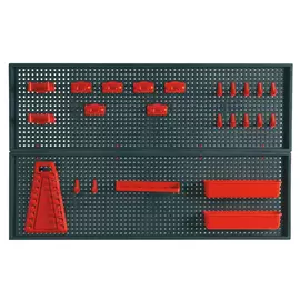 панель настенная TOPEX перфорированная 250х900мм черный