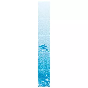 панель ПВХ Дельфины 2700х300х9мм офсетная печать