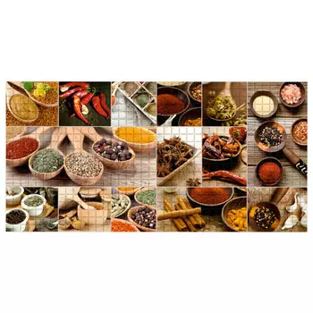 панель ПВХ Эконом Специи разноцветная 957х480х0,3 мм