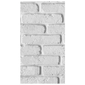 панель ПВХ Кирпич серый 2700х250х9мм термопечать