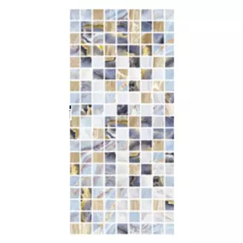 панель ПВХ Мозаика синяя 2700х250х9мм термопечать