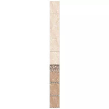 панель ПВХ Плитка коричневая 2700х250х8мм цифровая печать