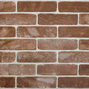 панель ПВХ Регул Декокам Кирпич Старый коричневый коричневая,971х495х0,4 мм