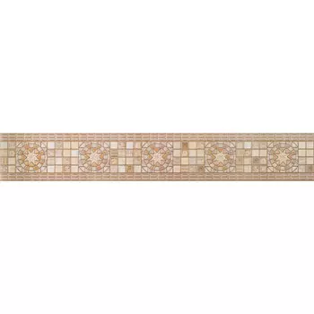 панель ПВХ Регул Декопан Фриз Медальон коричневый коричневая,957х146х0,4 мм