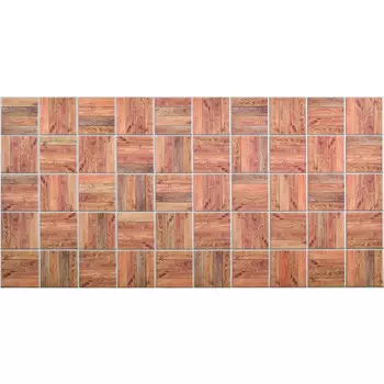 панель ПВХ Регул Декопан Рейка Ярра коричневая 957х480х0,3 мм