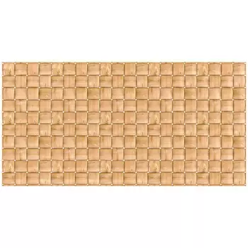 панель ПВХ Стандарт Косичка Дуб бежевая 924х464х0,4 мм